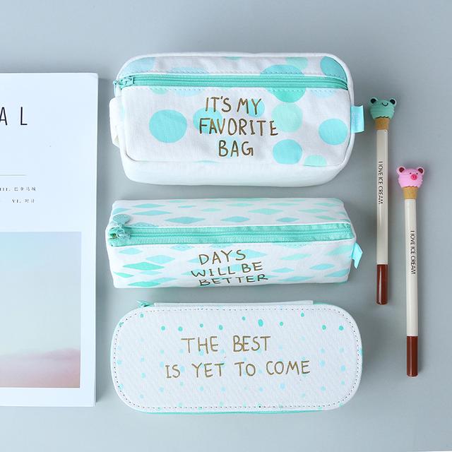 漂亮的笔袋大学生必备,开学季创意小清新高颜值笔袋