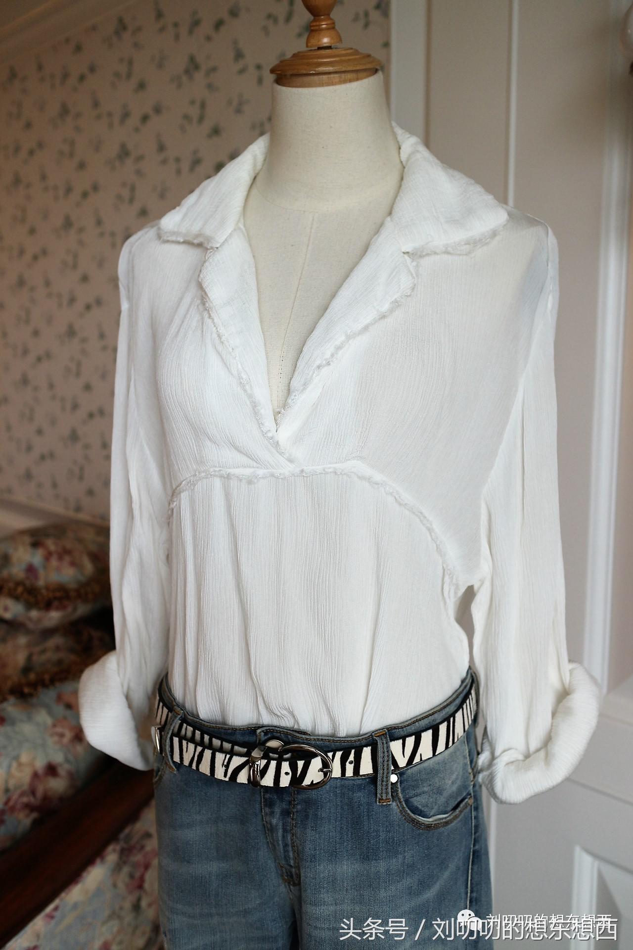 条纹时尚潮流T恤,一日look日常