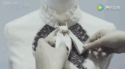 图解漂亮蝴蝶结扎法,蝴蝶结扎法教程慢动作