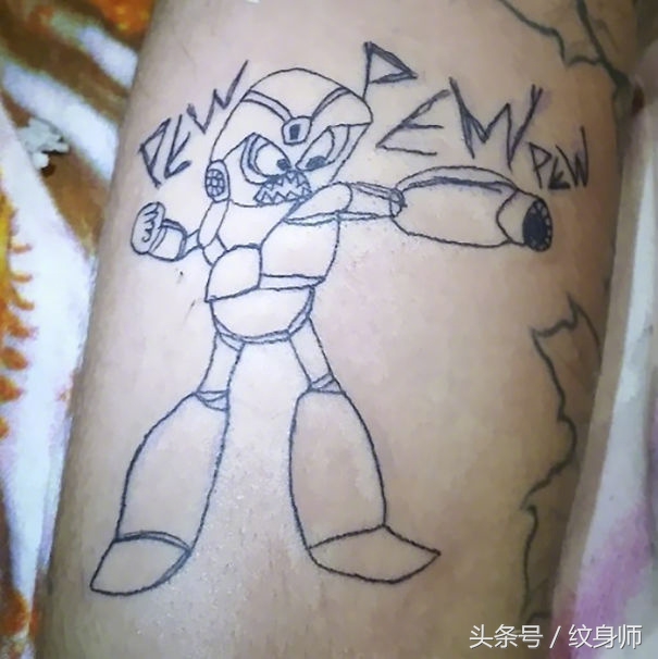 最丑的纹身,纹的最难看的纹身