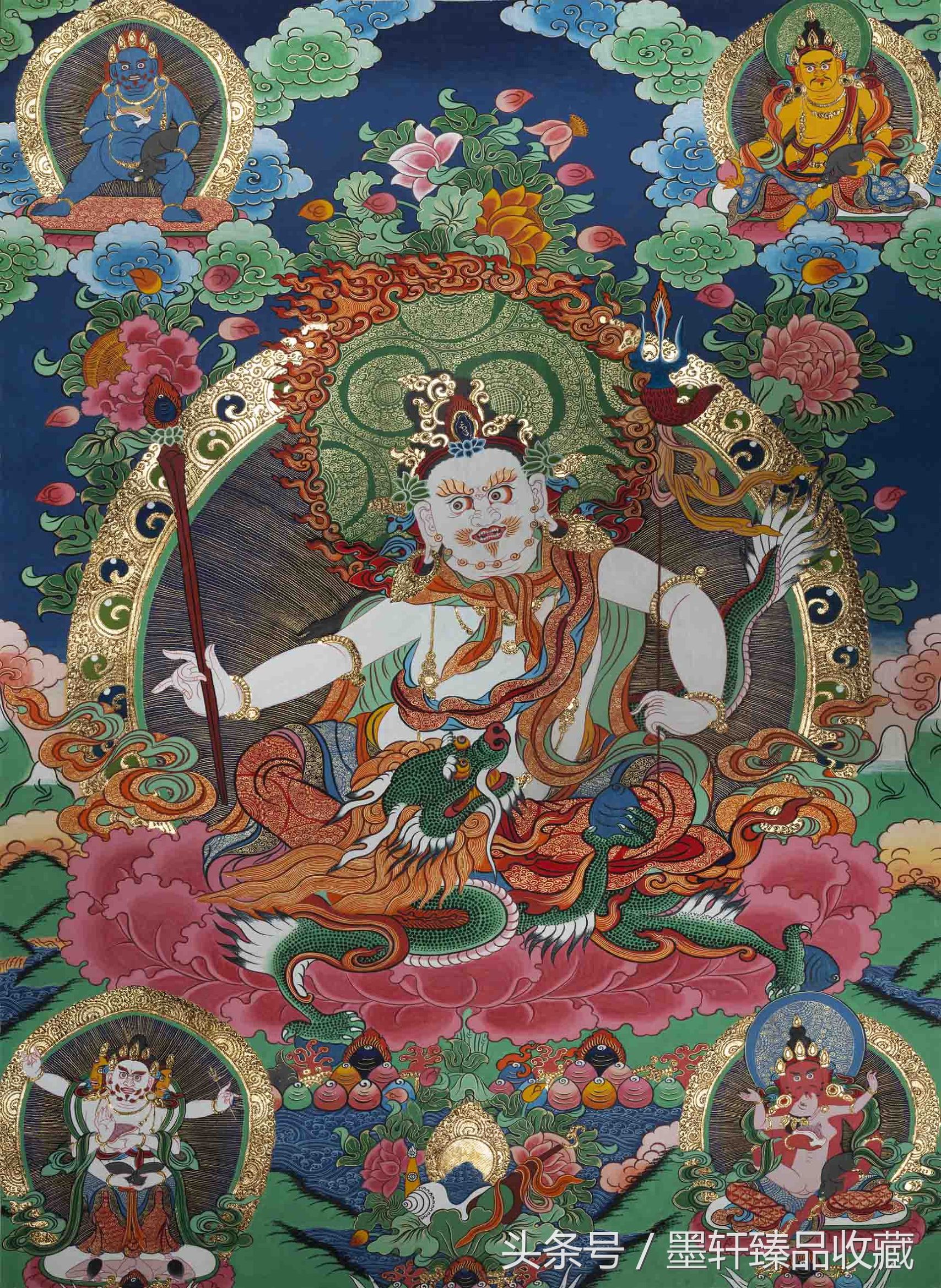 佛山唐卡国画,唐卡绘画作品欣赏图片高清