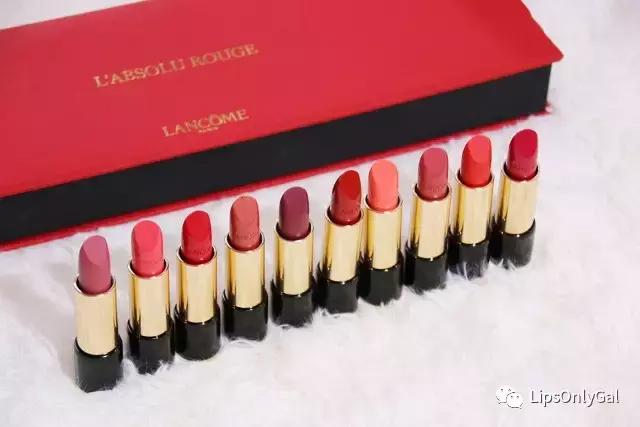 兰蔻新菁纯柔雾哑光口红,兰蔻新菁纯丝绒雾面口红