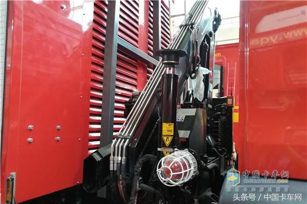 消防车上的臂架,海沃随车吊消防