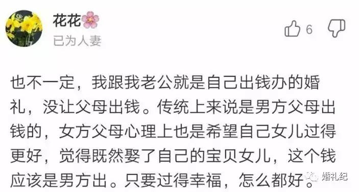 别争了！这些东西应该男方买