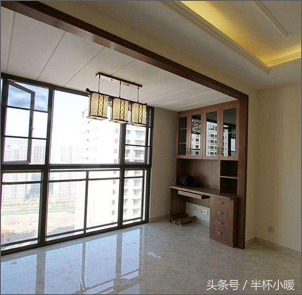 苏州奶油风格装修76平老房子,青岛市85平方红橡木装修