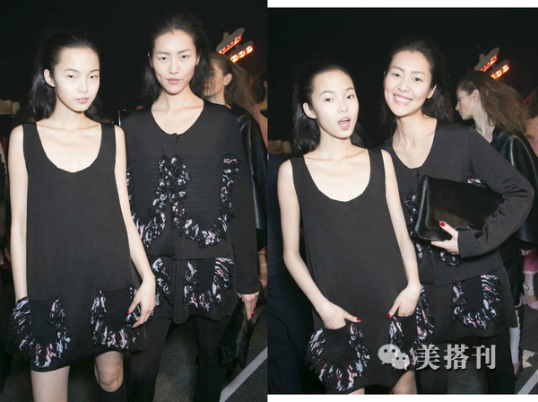 雎晓雯外国,雎晓雯内地女模特