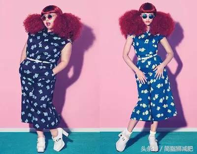 200斤女胖子的穿衣搭配秘诀，让你一改囧样