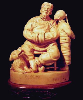 木雕技法,木雕鹤的眼睛雕刻技法