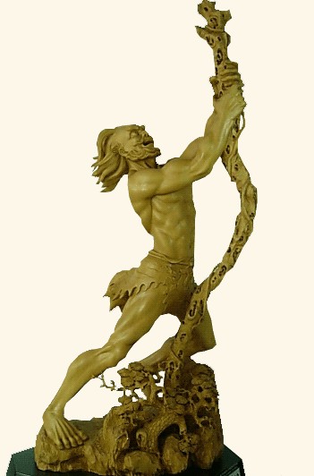 木雕技法,木雕鹤的眼睛雕刻技法