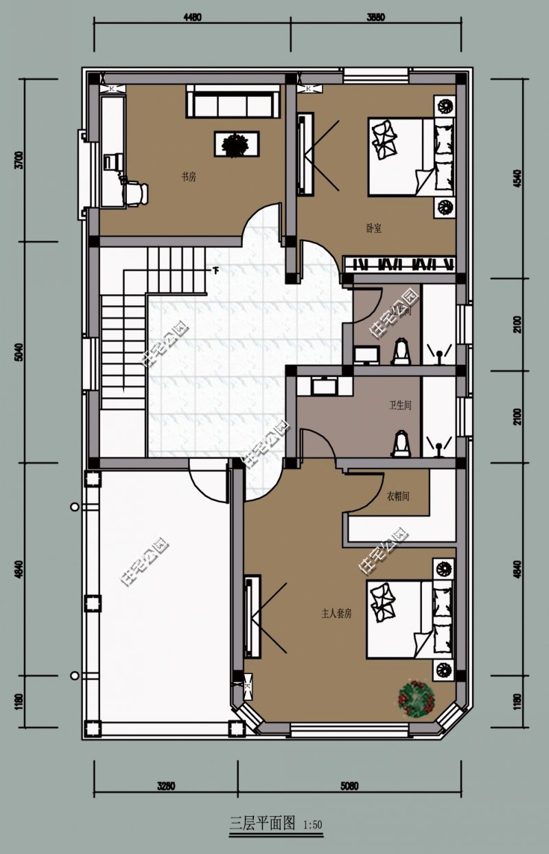 面宽20米进深10米别墅双拼,面宽18米进深10米二层别墅