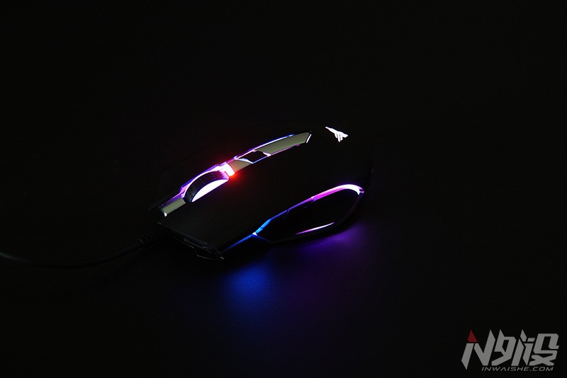 狼派at405游戏鼠标,狼派鼠标拆解