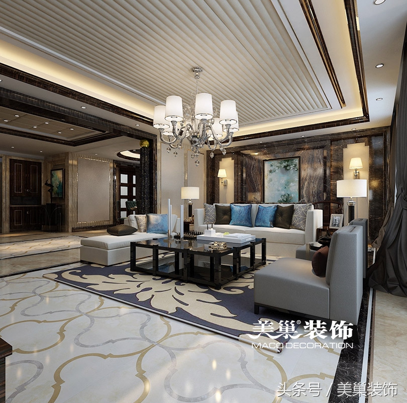 郑州林溪湾别墅装修效果图,郑州林溪湾叠拼别墅