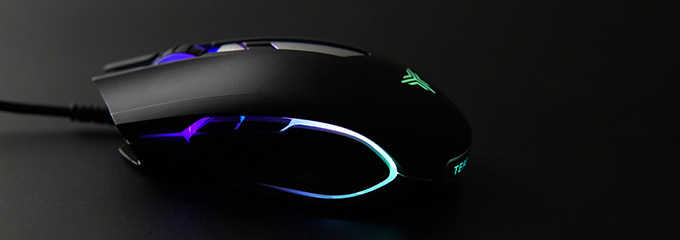 狼派at405游戏鼠标,狼派鼠标拆解