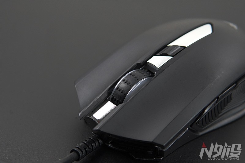 狼派at405游戏鼠标,狼派鼠标拆解