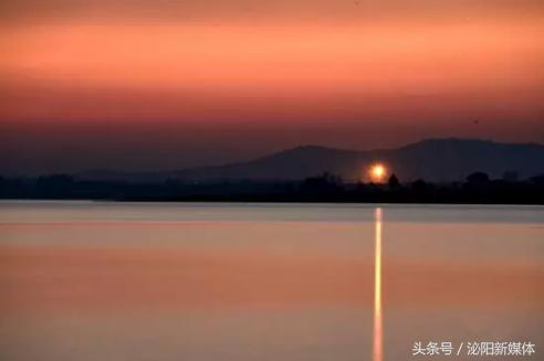 羊山湖日落,铜山湖看日出的地方