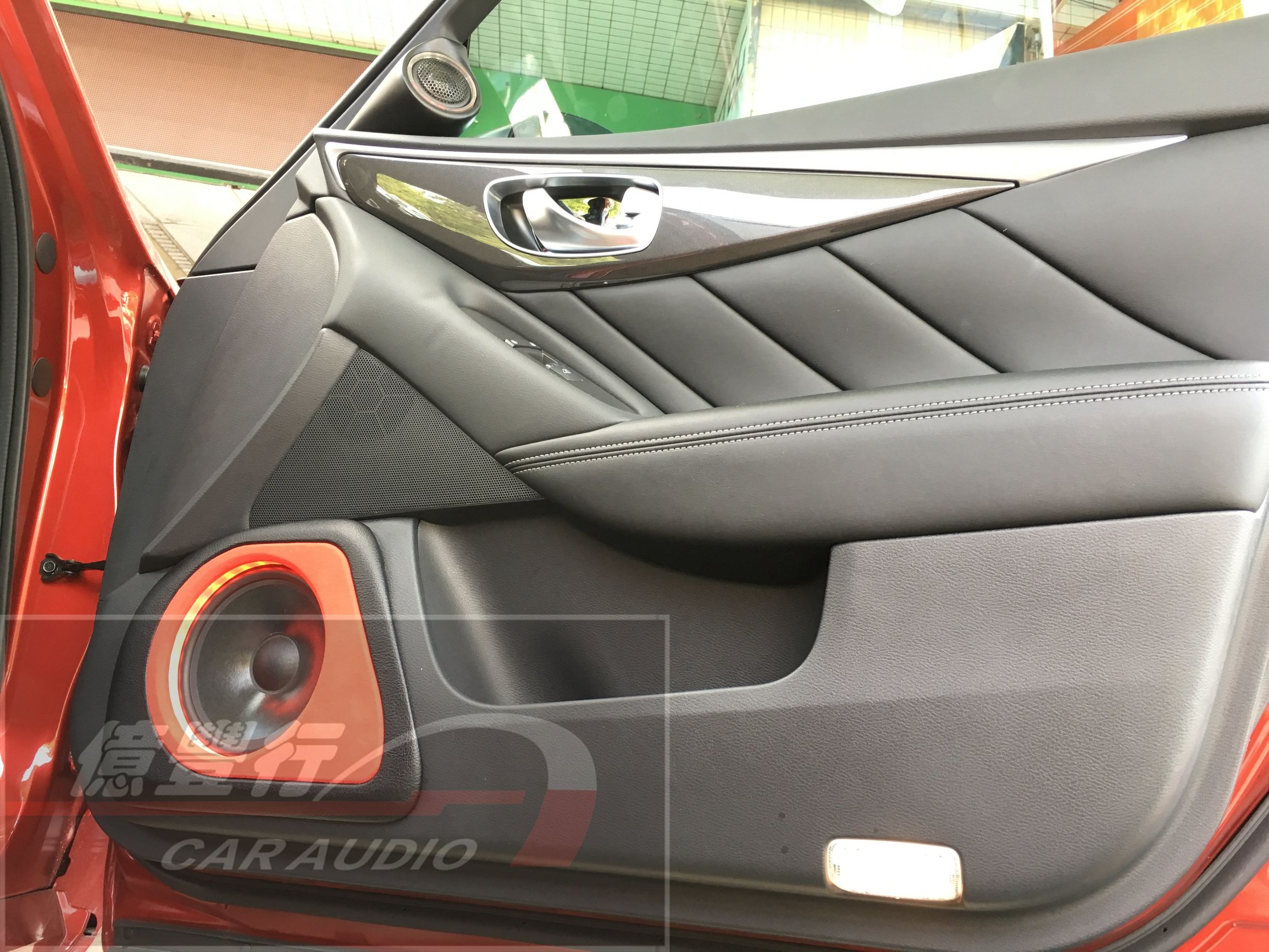 中山英菲尼迪音响改装qx50,英菲尼迪q50音响16喇叭