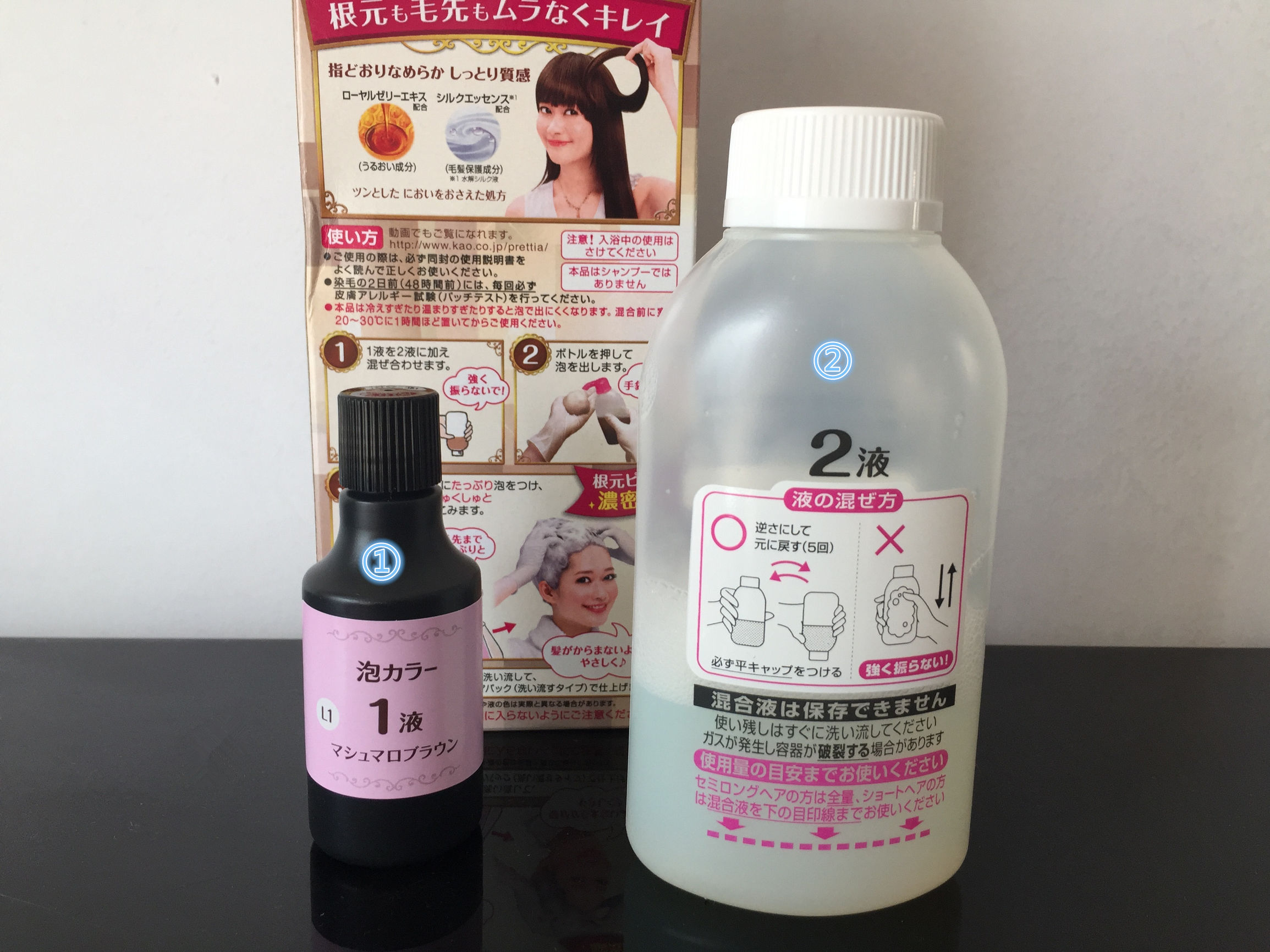 泡沫染发剂的错误示范，小仙女们千万不要这样做！