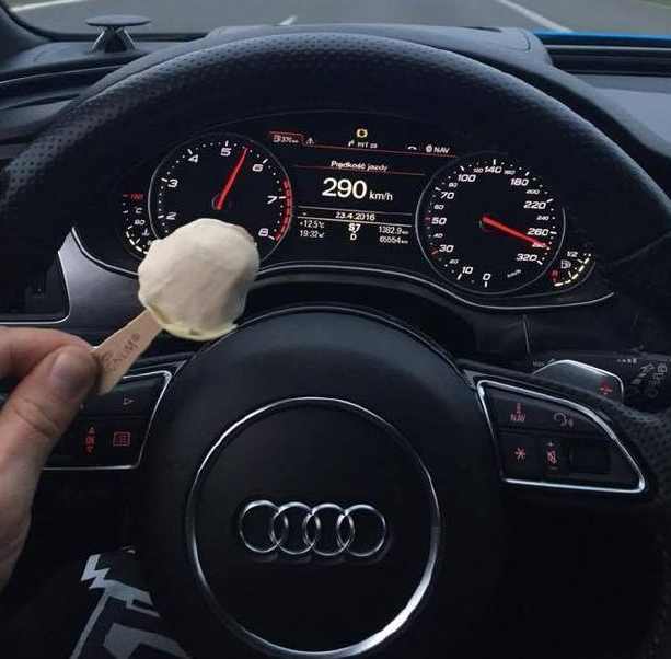 开奥迪上高速飙车,开奥迪跑160公里