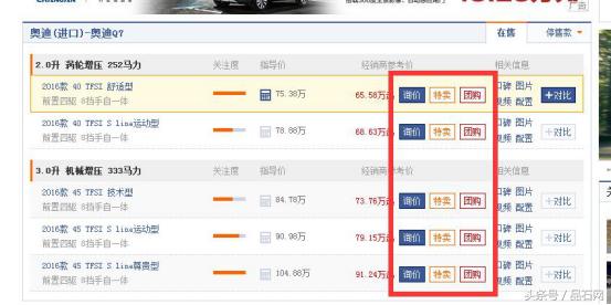 买车对比价格看哪个网站,买车比价网上询价