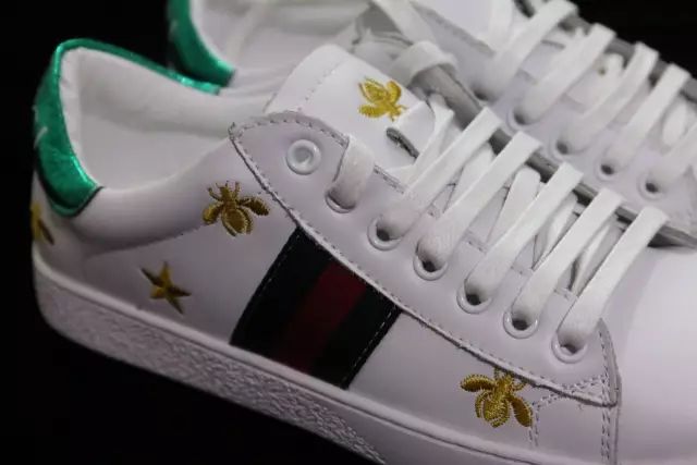 古琦印花小白鞋,古琦小白鞋同款