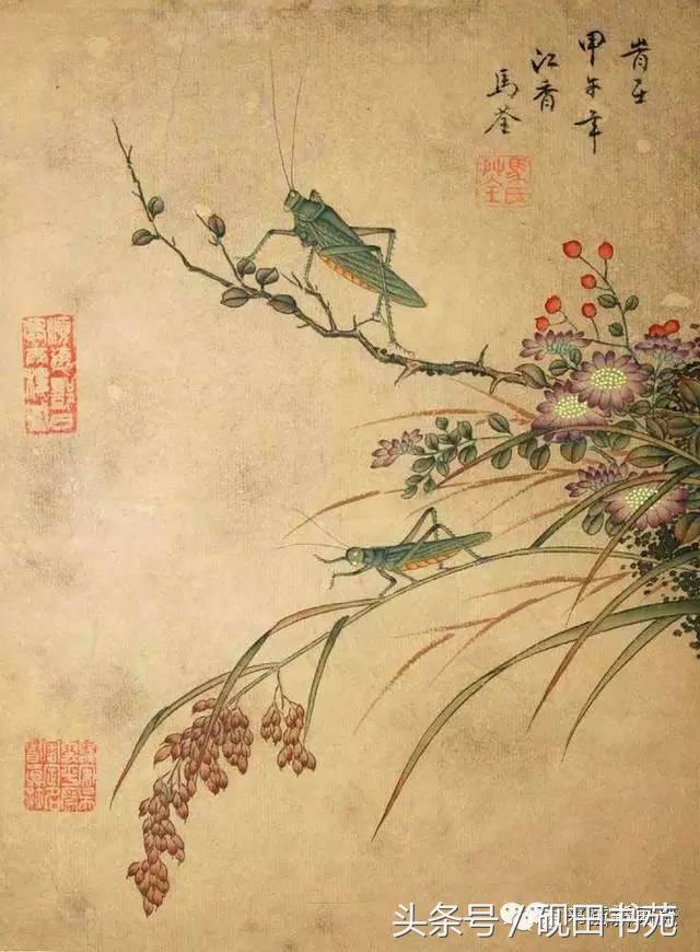 清·女画家马荃画作欣赏