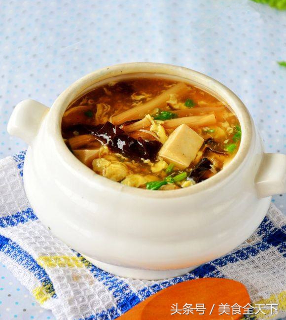 天气转凉给家人来碗酸辣汤,天气闷热来碗酸辣汤开胃