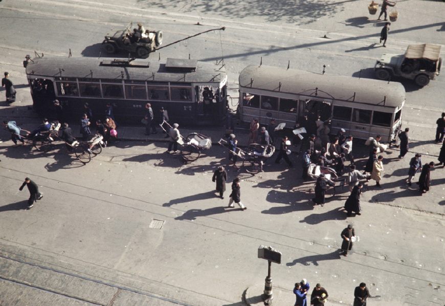 40年前的上海街景,回忆一下旧上海的风情