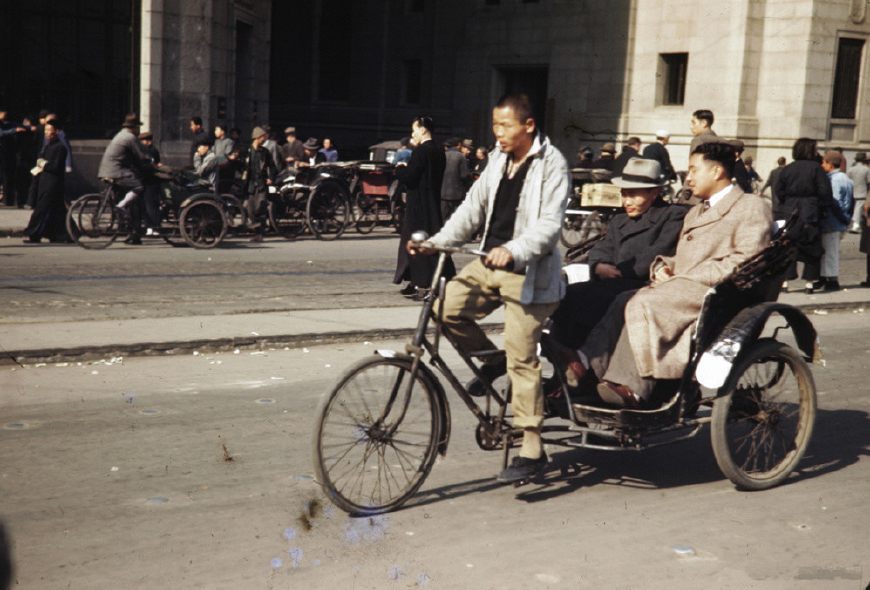 40年前的上海街景,回忆一下旧上海的风情