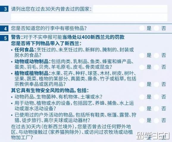 新西兰入境什么可以不申报,新西兰入境被遣返后签证还有效吗