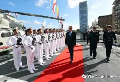 中国海军舰艇访问英国泰晤士河,中国海军震动全世界