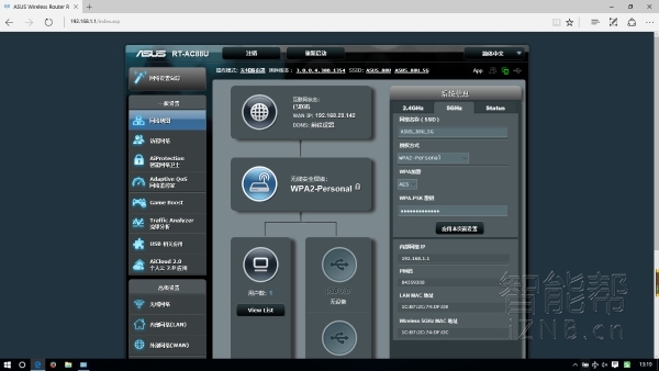 华硕rt-ac88u路由器登录地址,华硕路由器rt-ax68u接口