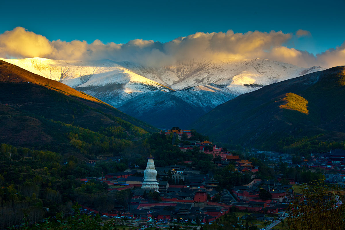 五台山灵峰圣景的传说,五台山清凉圣境简介