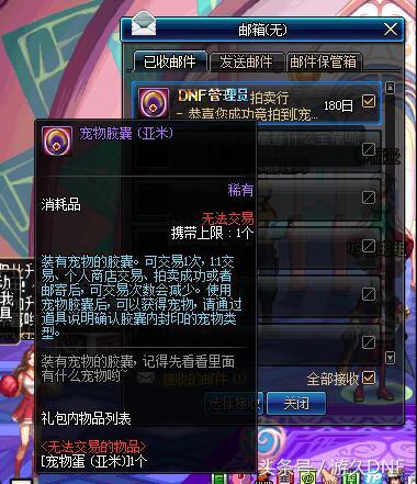 dnf搬砖神宠,dnf搬砖称号和宠物推荐