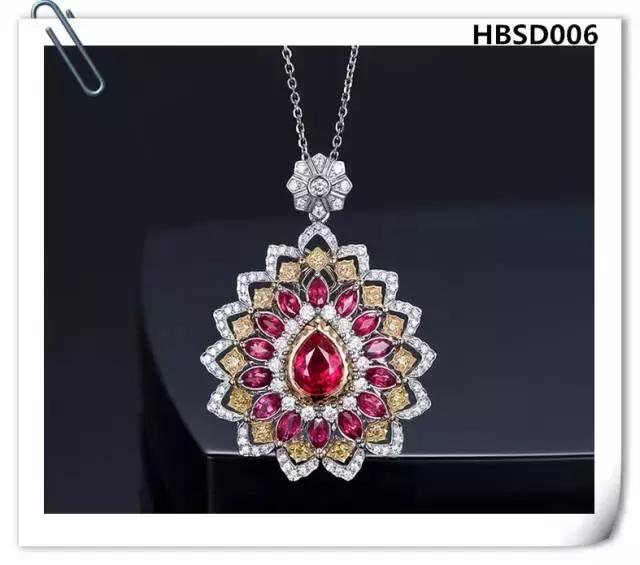 老凤祥红宝石吊坠款式,蓝宝石吊坠经典款式