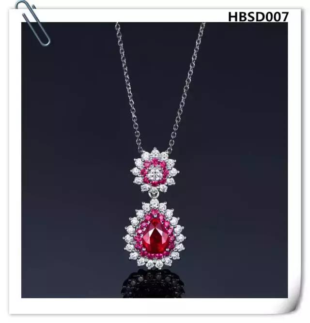 老凤祥红宝石吊坠款式,蓝宝石吊坠经典款式