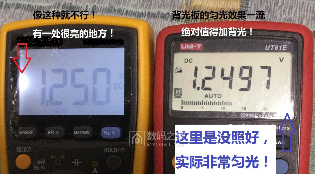 为UT61E无痛加背光板子，给它一双“慧眼”吧！