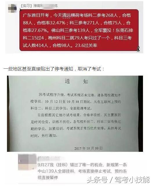 驾考再次停考？2017年最全新规扣分点解读，超级实用！