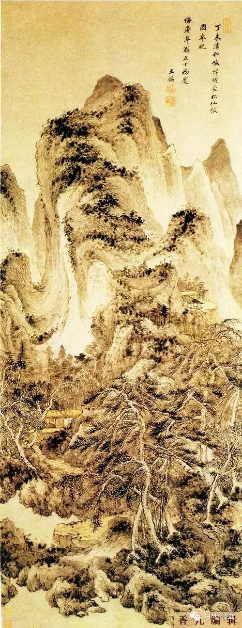 清代龚贤山水画高清大图,清代山水画名家作品欣赏