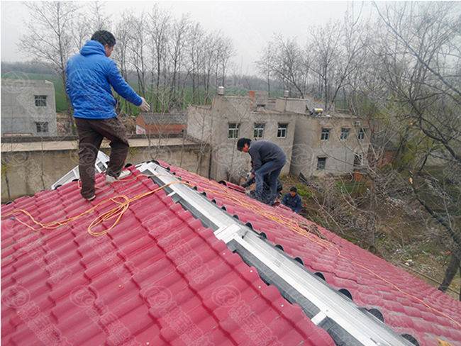 树脂瓦屋顶保温处理,合成树脂瓦保温方法