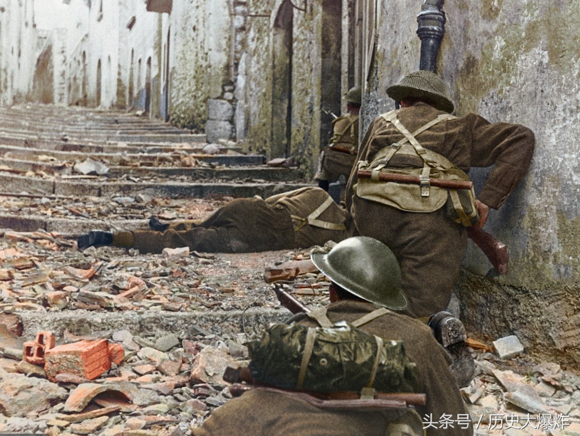 彩色二战照片法军,彩色二战视频