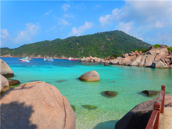 涛岛南园岛浮潜快艇一日游,苏梅涛岛浮潜