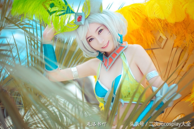 美女小姐姐cos妲己热情桑巴,王者荣耀夏日游戏节妲己cos