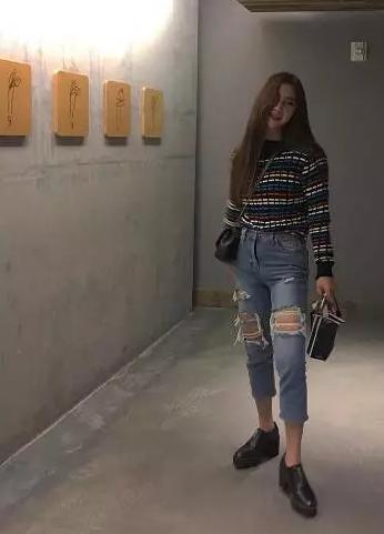 秋冬毛衣穿搭中性风高级感,打底毛衣女加绒秋冬半高领