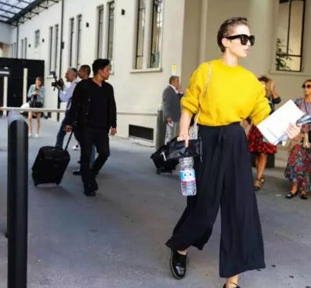 秋冬毛衣穿搭中性风高级感,打底毛衣女加绒秋冬半高领