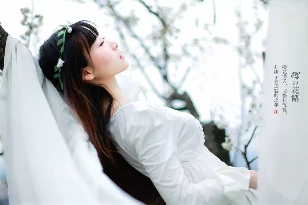 花季怎么拍好看,自由浪漫的人像照片