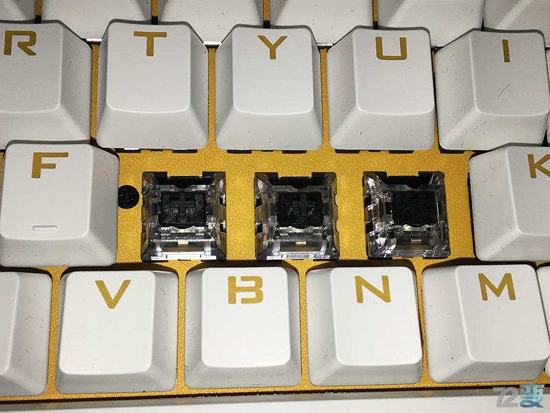 贱驴612机械键盘有线黑轴,贱驴612蹄子键盘拆解