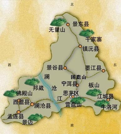 一幅图看懂普洱茶产区,普洱茶产区细分图