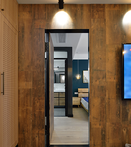 双宋结婚新房如果这样装~上海高桥新城89㎡北欧实景，隐形门亮了