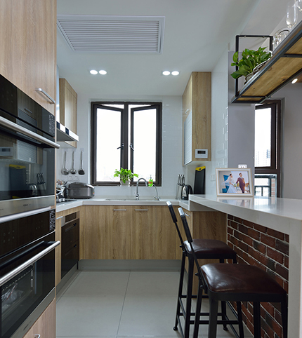 双宋结婚新房如果这样装~上海高桥新城89㎡北欧实景，隐形门亮了