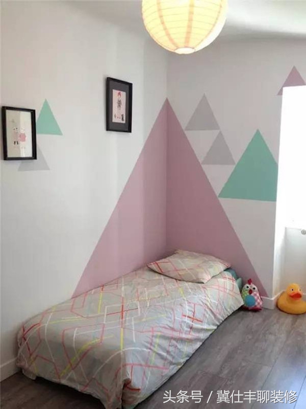 如何只用墙漆，就让墙面装修的很漂亮？